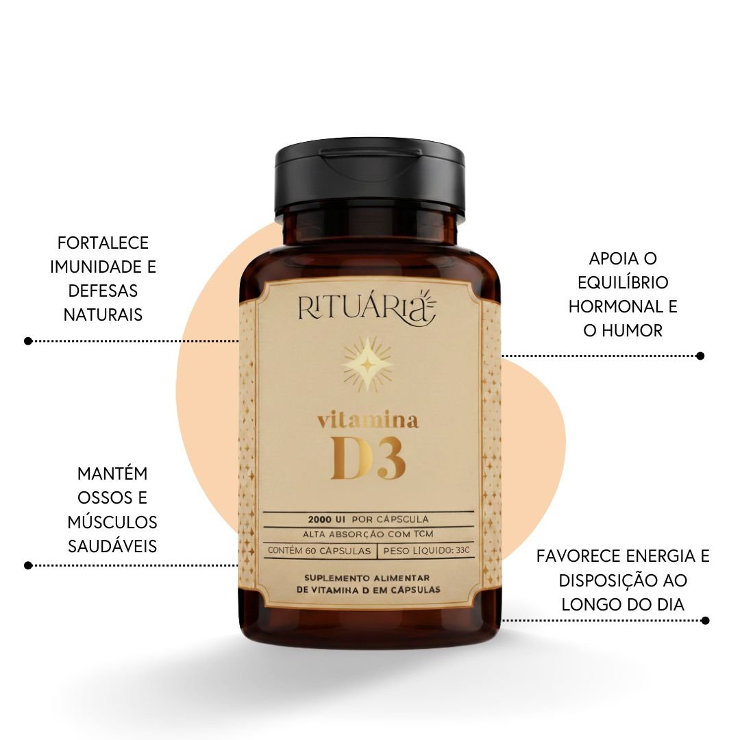 Vitamina D3 2.000 UI Com TCM