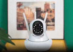 Câmera para Vigilância e Babá Eletrônica Wifi 360º - Controle via Smartphone - Camêra VDH00099