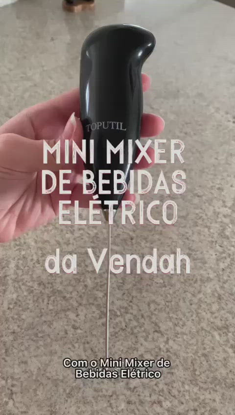 Mini Mixer de Bebidas Elétrico
