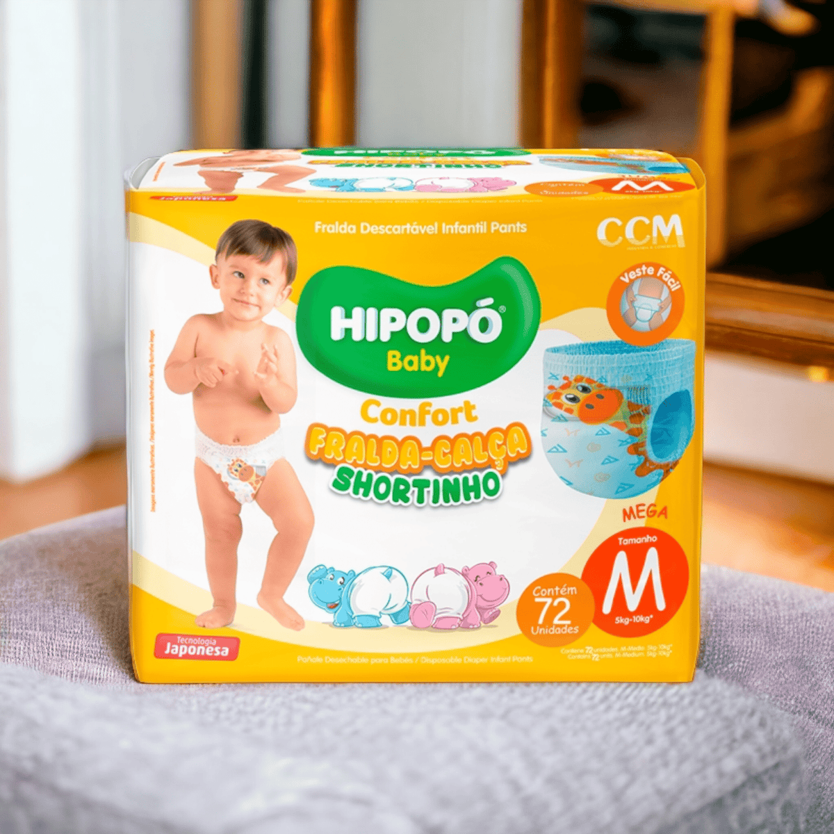 Fralda Calça Hipopó Baby Confort Mega - Fraldas VDH02677-01