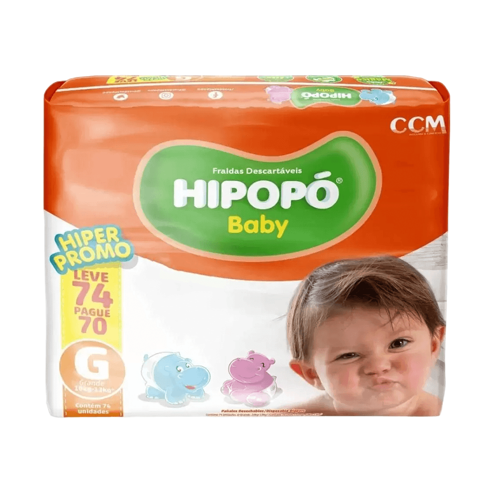 Fralda Hipopó Baby Hiper - Fralda VDH00959-03