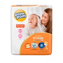 Fralda Pom Pom Derma Protek Jumbo - Fralda VDH02412-05