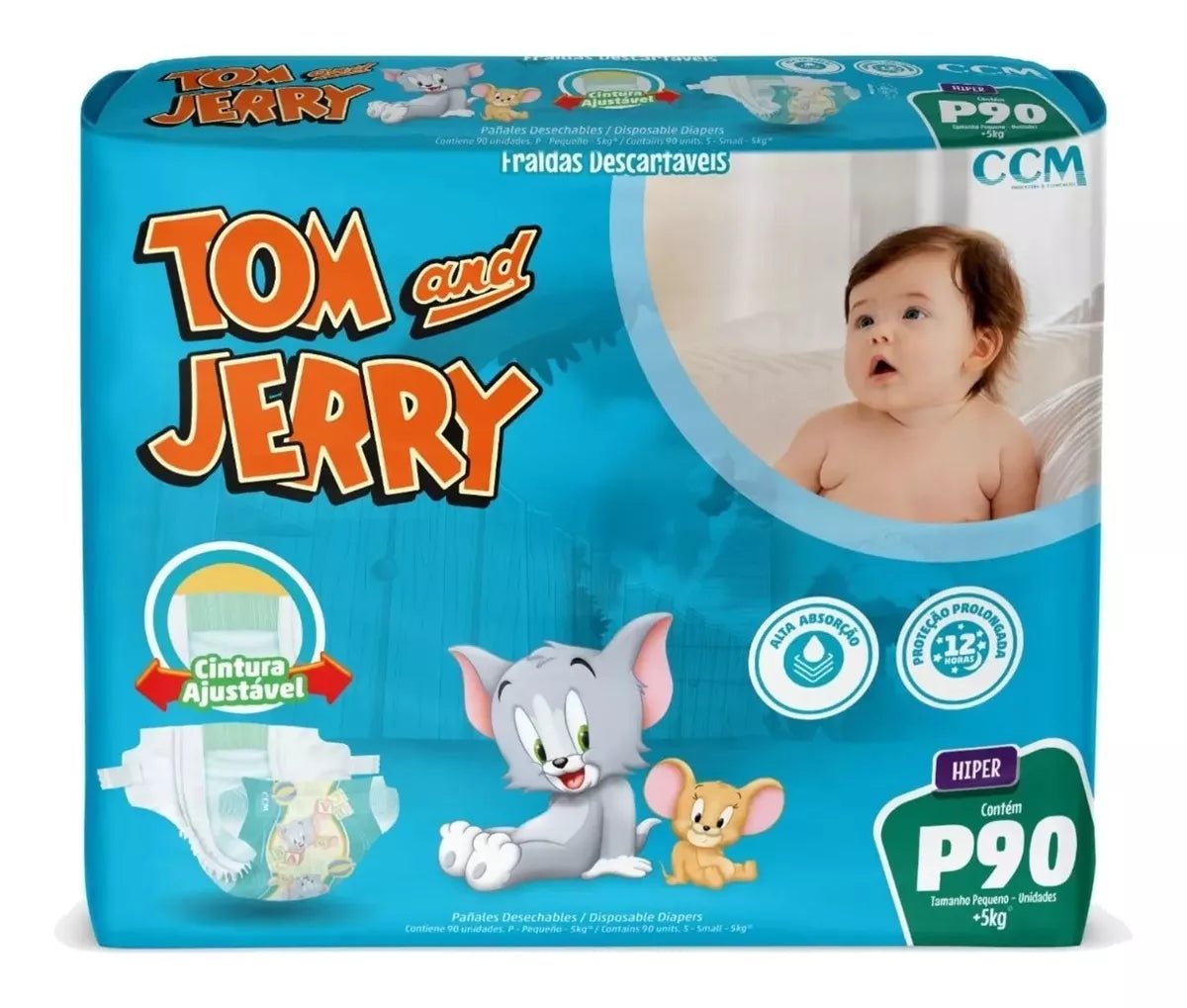Fralda Tom e Jerry Hiper - Fralda VDH02560-01