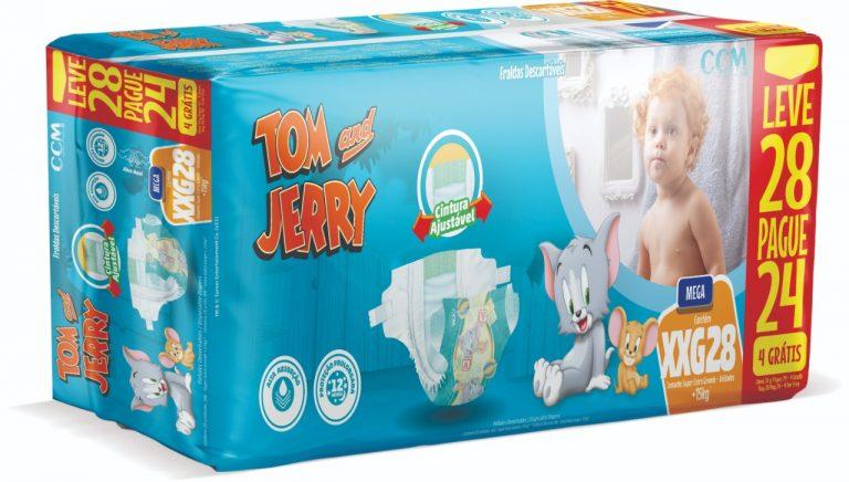 Fralda Tom & Jerry Mega - Fralda Tom & Jerry Mega VDH00512-4