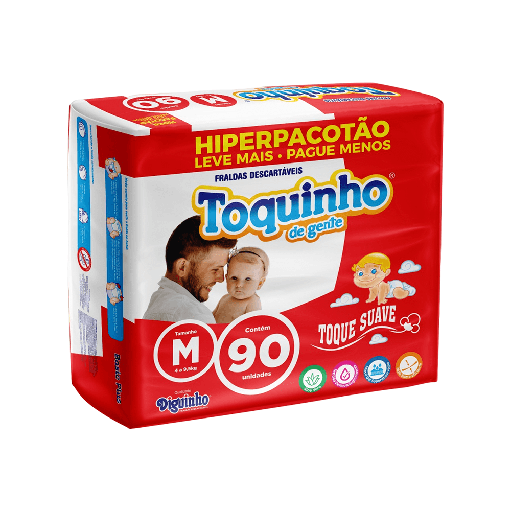 Fralda Toquinho Hiper Promo