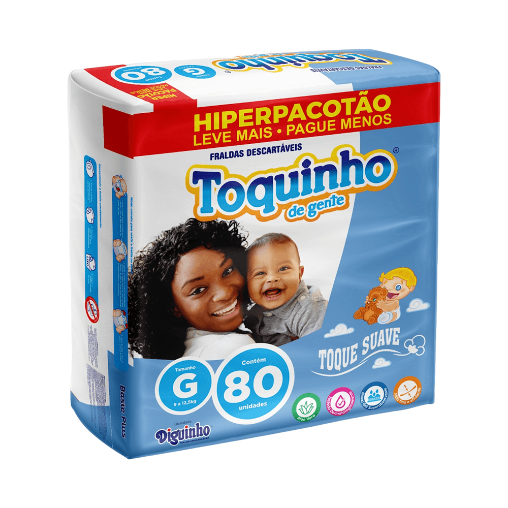 Fralda Toquinho Hiper Promo