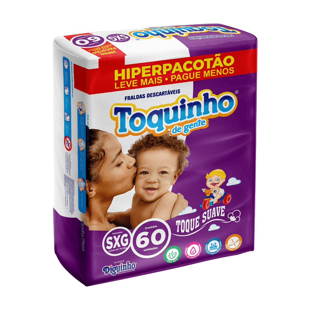 Fralda Toquinho Hiper Promo