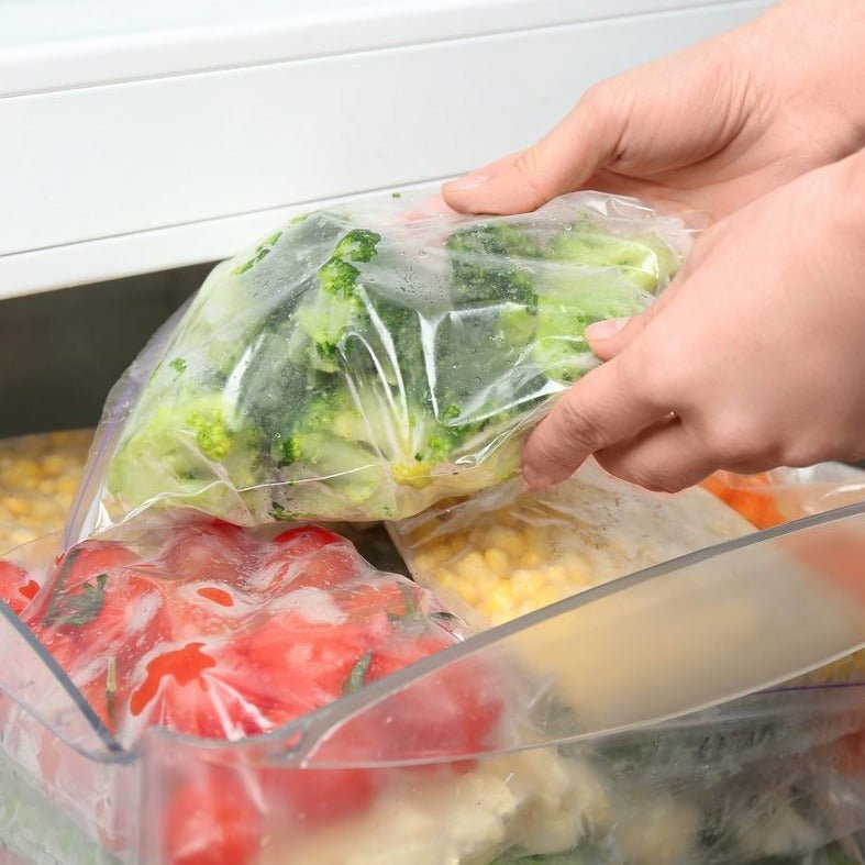 Kit de Sacos Ziplock para Alimentos - 50 Unidades