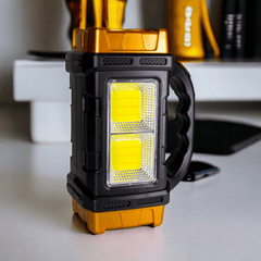 Lanterna e Powerbank com Carregamento Solar e USB - Lanterna VDH02961