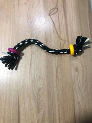 Mordedor Corda Black Com Argolas 42 cm - Brinquedo Pet VDH01922