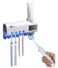 Porta escova dental com esterilizador UV recarregável - Porta escova VDH00679
