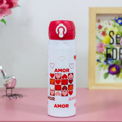 Squeeze Aluminio Frases Amor - 550 ml