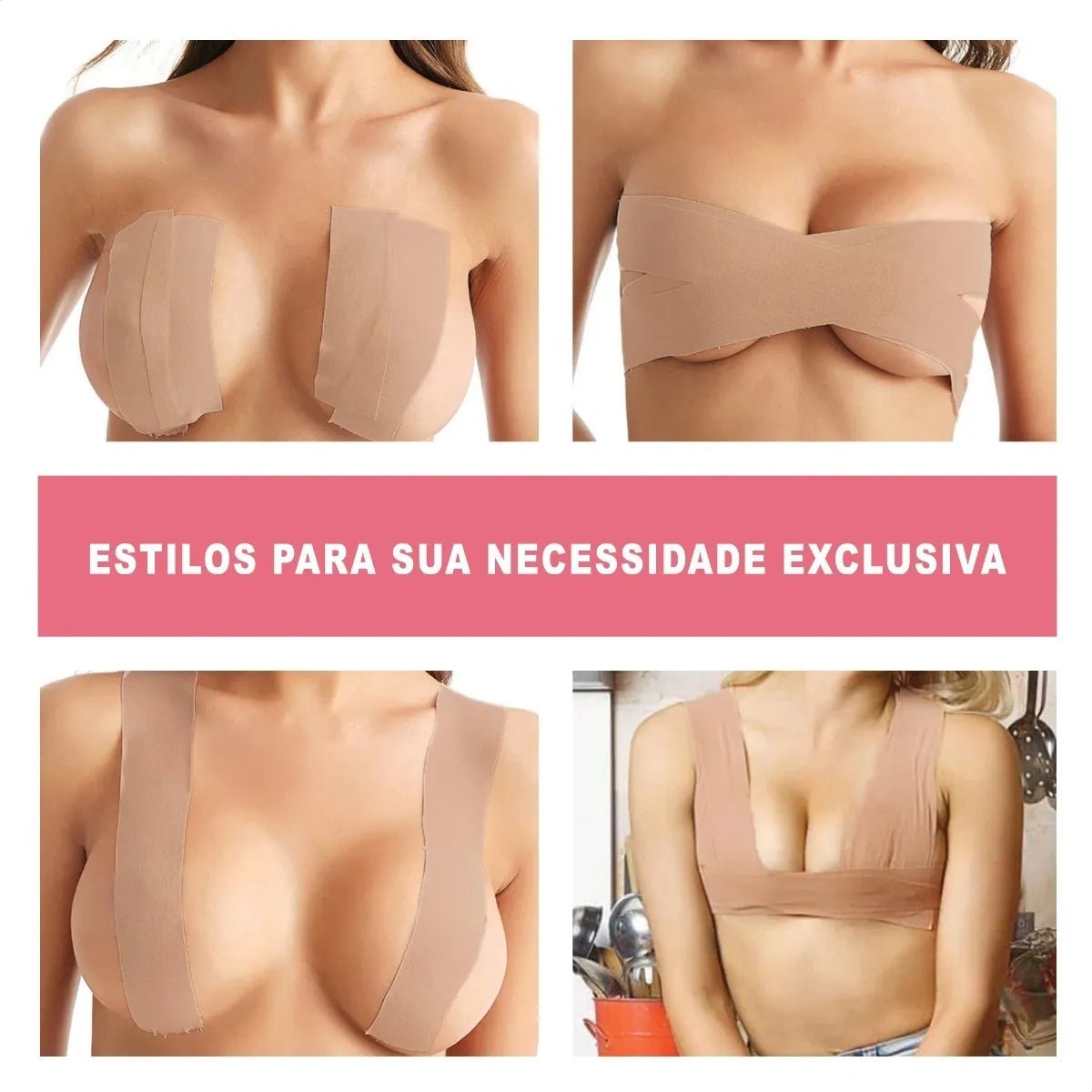 Sutiã Adesivo Boob Tape