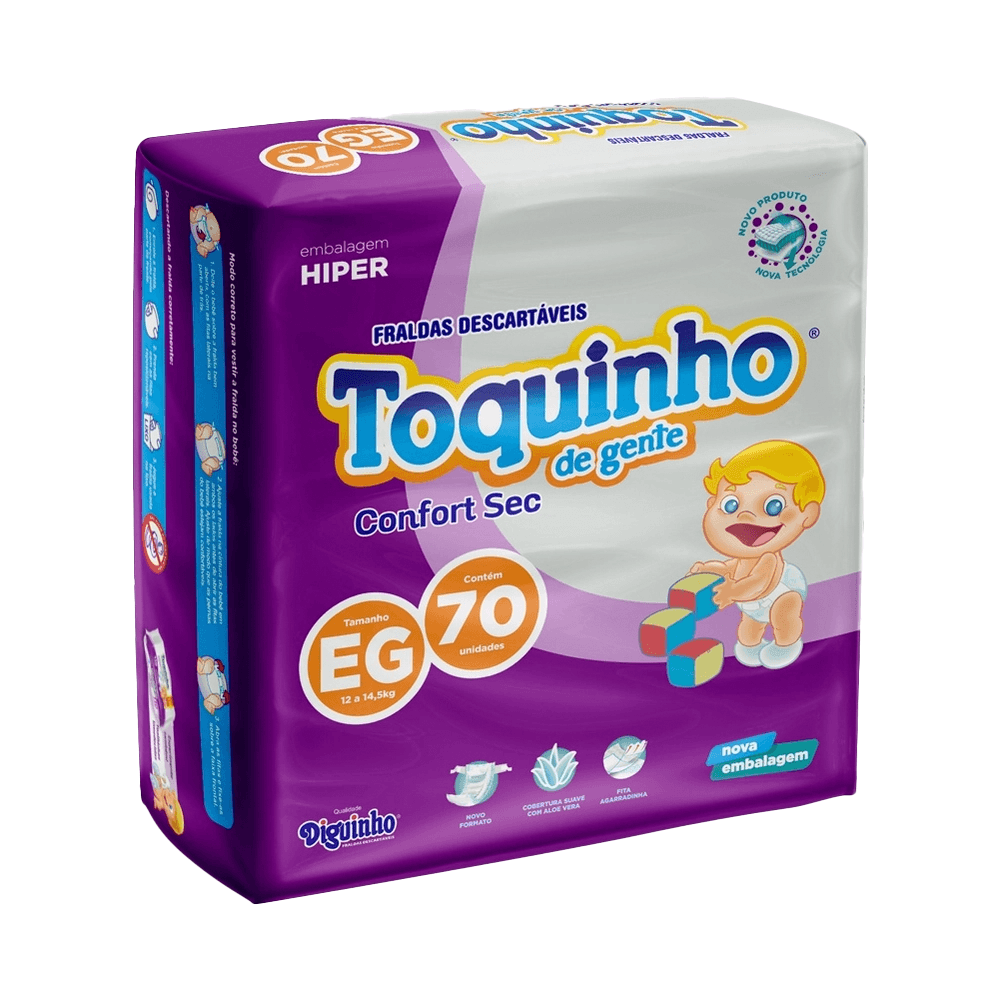 Toquinho Confort Sec Hiper - Fralda VDH01684-04